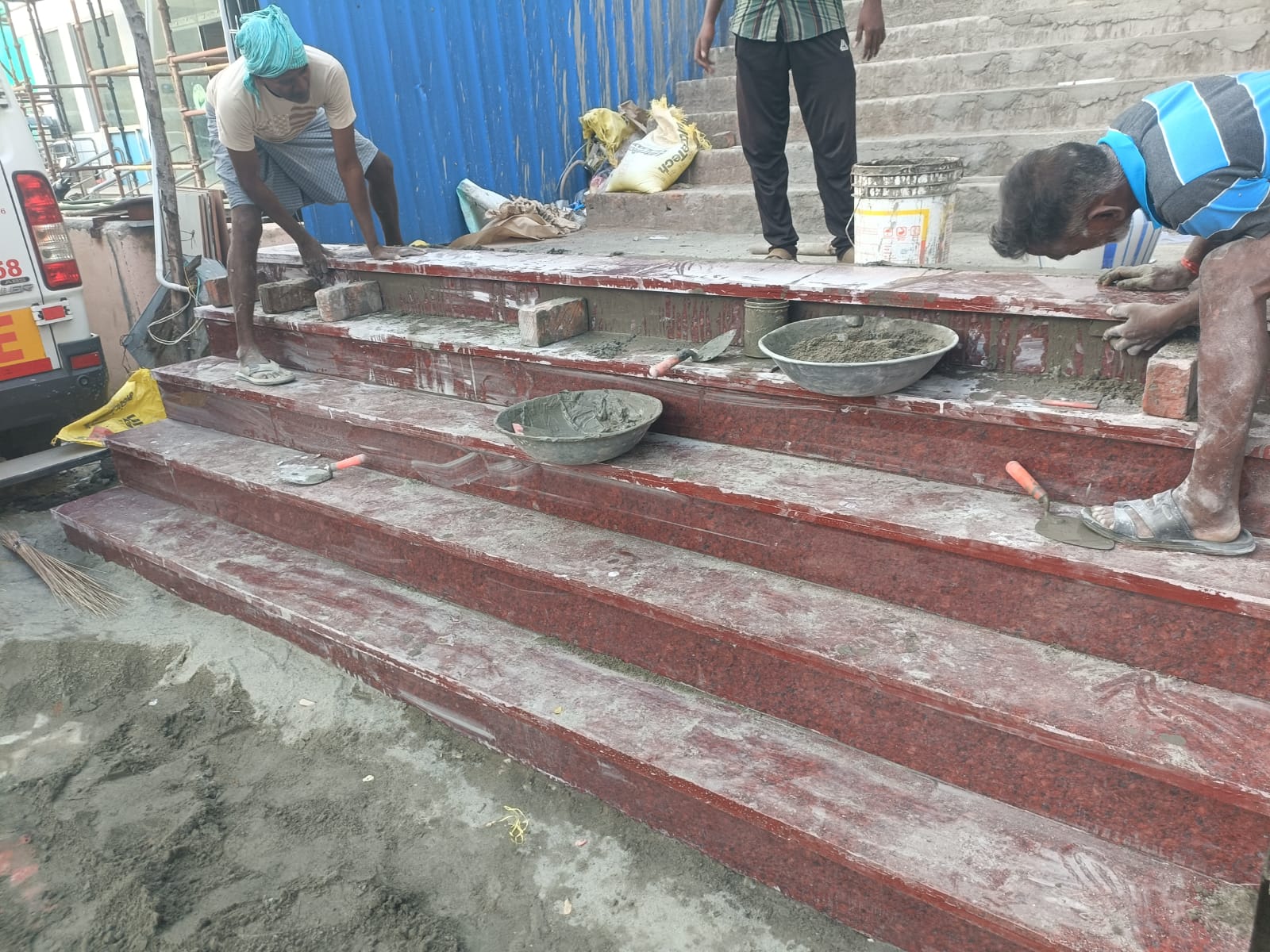 Building Structural Renovation Ongoing